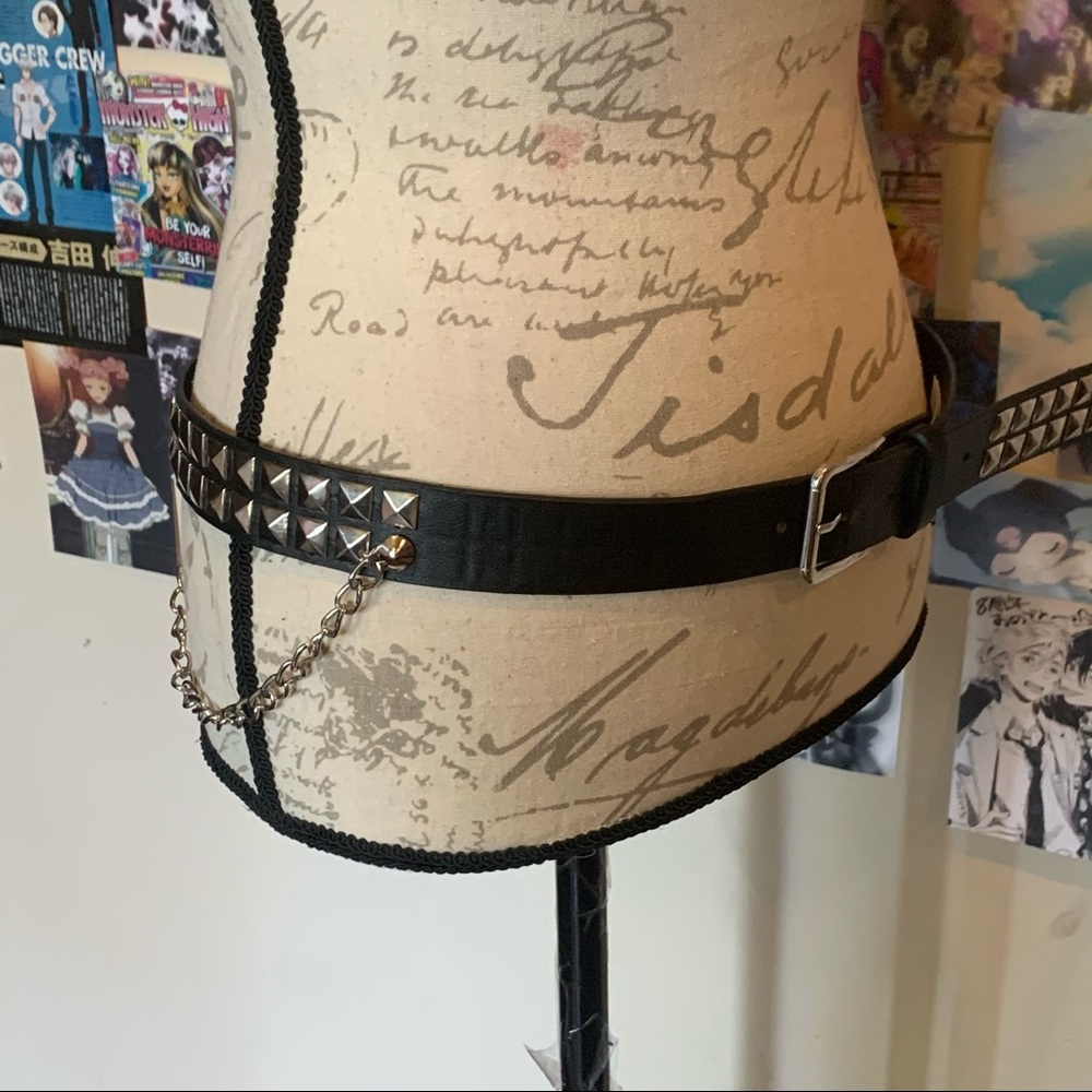 studded emo belt - Picture 2 of 4